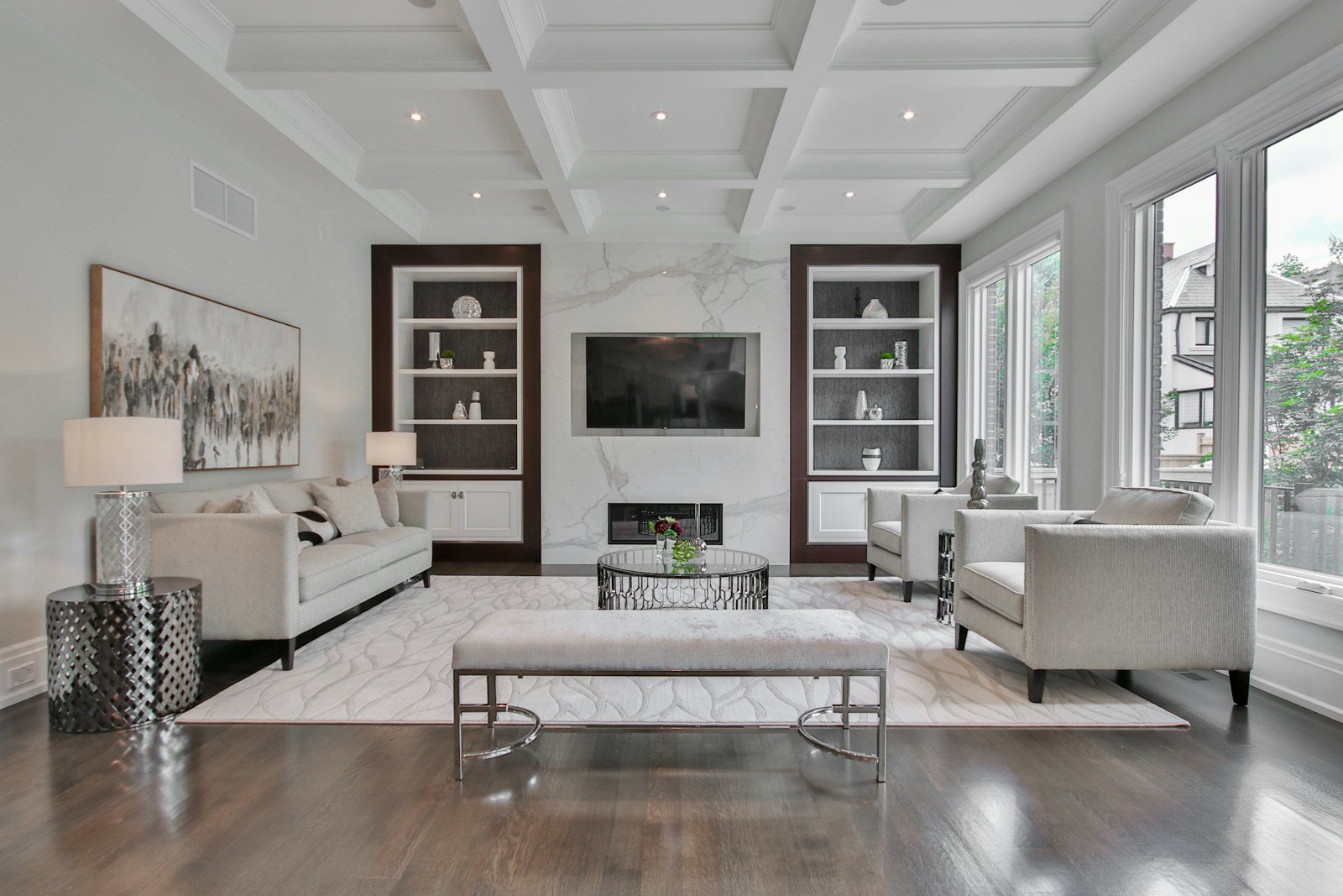 Basement Finishing in Potomac MD - Modern Basement Living - AmeriPro Remodeling